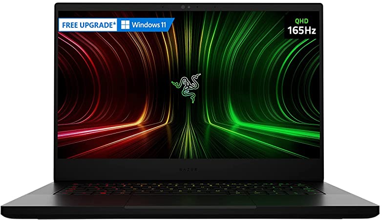 Photo 1 of Razer Blade 14 Gaming Laptop: AMD Ryzen 9 5900HX 8 Core, NVIDIA GeForce RTX 3080, 14" QHD 165Hz, 16GB RAM, 1TB SSD - CNC Aluminum - Chroma RGB - THX Spatial Audio - Vapor Chamber Cooling