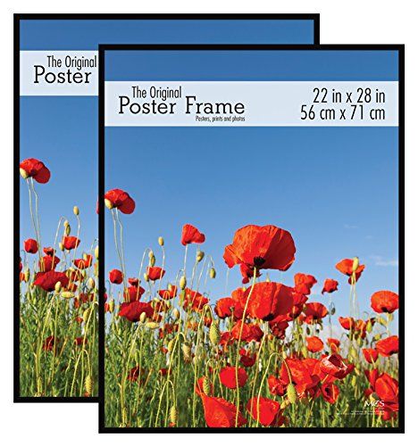 Photo 1 of (BROKEN FRAMES)
MCS Original Poster Frame, 22 X 28 Inch, Black, Set of 2
