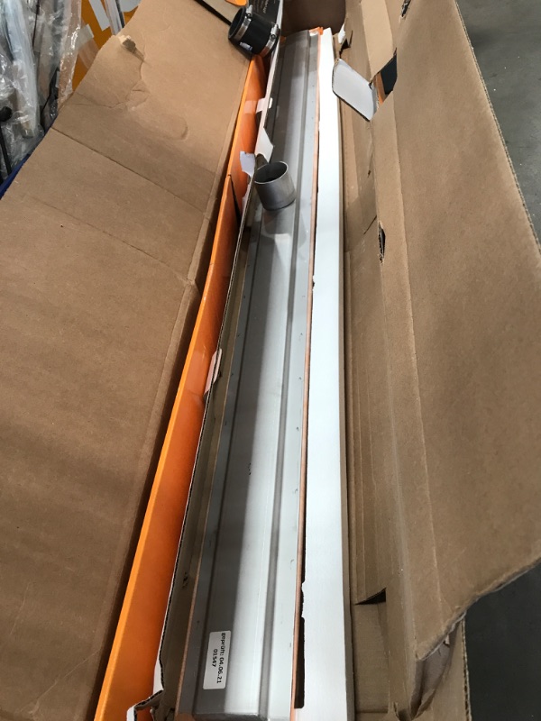 Photo 2 of (PARTS ONLY: MISSING COMPONENTS/HARDWARE/MANUAL)
Schluter Systems Kerdi-Line Channel Body Shower Drain 60" (KL1V60E150)