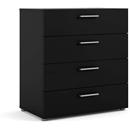 Photo 1 of (DAMAGED EDGE)
Tvilum Pepe 4 Drawer Chest - Black Matte, 15.85"D x 31.57"W x 26.81"H

