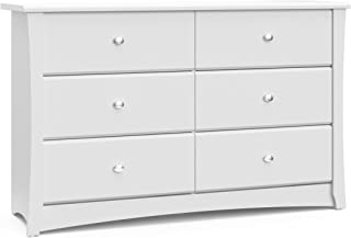 Photo 1 of (DAMAGED CORNERS)
Storkcraft Crescent 6 Drawer Chest - White