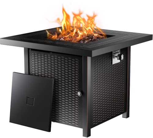 Photo 1 of (MULTIPLE DENTS/BENDS)
Ciays Propane Fire Pits 28 Inch Outdoor Gas Fire Pit, 50,000 BTU Steel Fire Table 