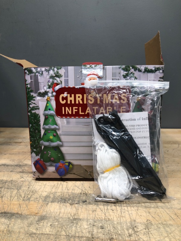 Photo 1 of Himeland Inflatable Christmas Tree with Build-in LED, 210cm/7ft Outdoor Christmas Decorations, Blow Up Decor for Holiday Indoor Garden Yard Lawn House Party