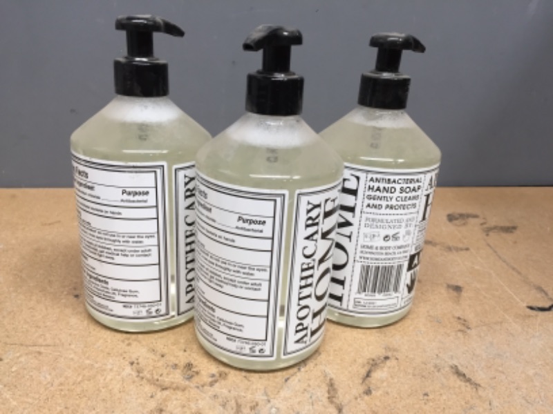 Photo 2 of **EXPIRED 2021** 21.5 oz. Lavender Sage Home Apothecary Antibacterial Hand Soap Lavender Sage (3-Pack) NON REFUNDABLE 
