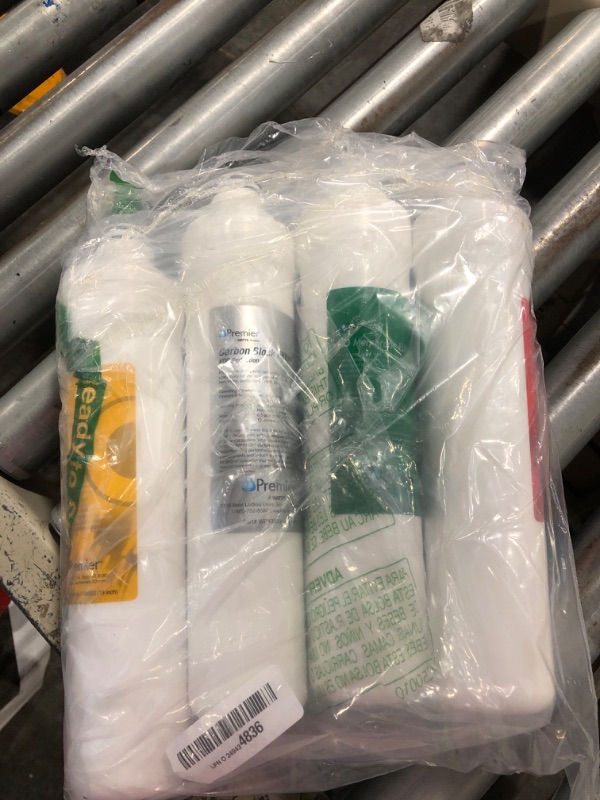 Photo 1 of Watts Premier RO Pure Plus 4-Pack Filtration Kit for 4 Stage Pure Plus/Zero Pure Plus Reverse Osmosis System, Push Button Water Filter Replacement, Sediment Filter, Carbon Pre-Filter, VOC, Membrane