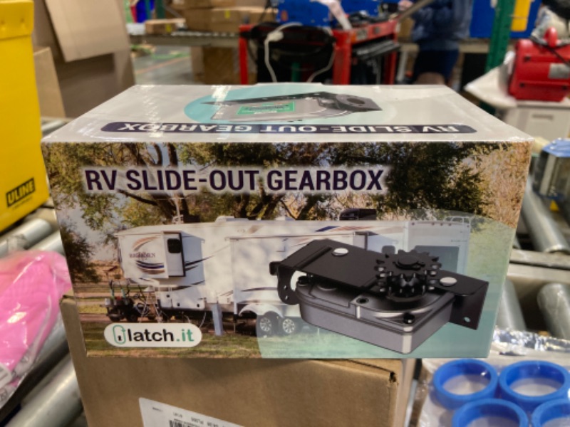 Photo 1 of LATCH.IT Slide-Out Gearbox | Slide-Out Trailer Gearbox Compatible with R25076 Gearbox & 225008 Motor | 13 Tooth Sprocket & Steel Bracket | Extend Your RV’s Living Space with Our Gearbox Replacement