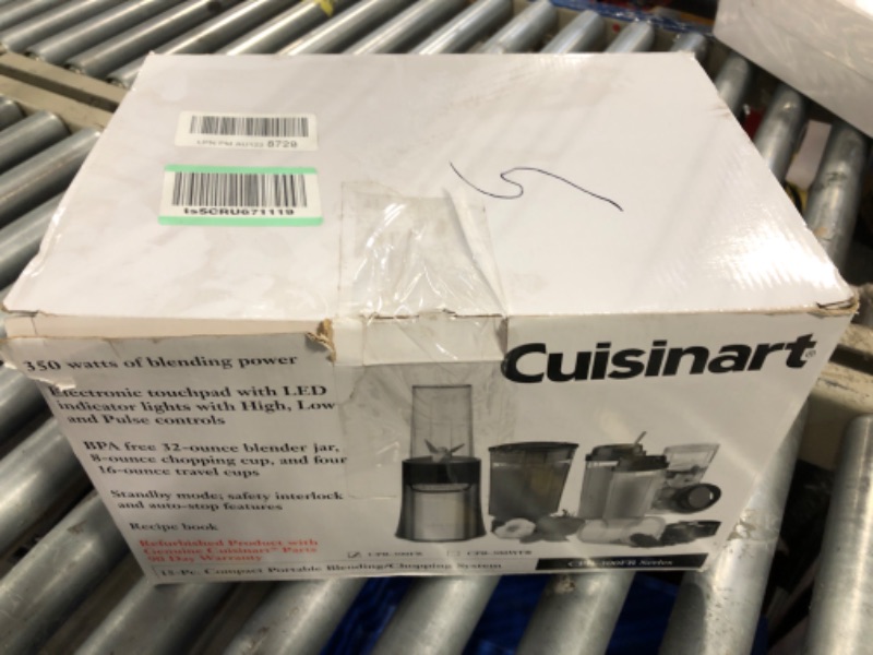 Photo 1 of ** missing item**Cuisinart CPB-300 350 Watt BPA-Free Blender, Black, 32 Ounce