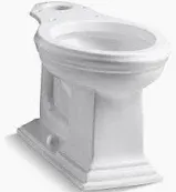 Photo 1 of ***Just the base, no tank*** Memoirs Stately Continuousclean St  Elongated Toilet, 1.28 Gpf