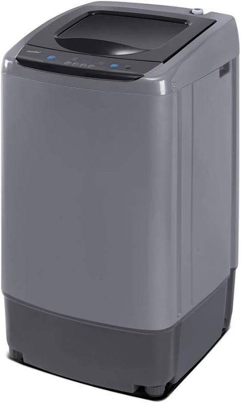 Photo 1 of 
Comfee Portable Washing Machine, 0.9 cu.ft Compact Washer With LED Display, 5 Wash Cycles, 2 Built-in Rollers, Space Saving Full-Automatic Washer