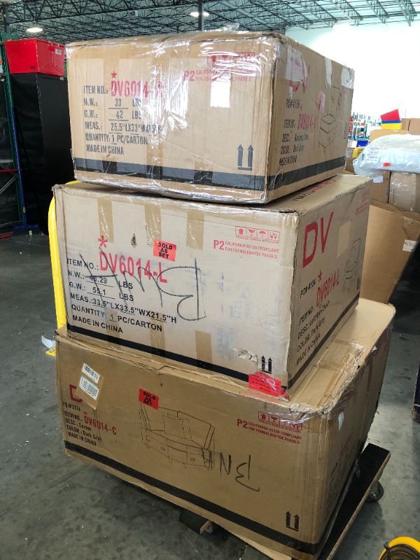 Photo 1 of ***TRUCK NEEDED***Devion Furniture Sectiona Sofa***factory sealed***4/4 boxes