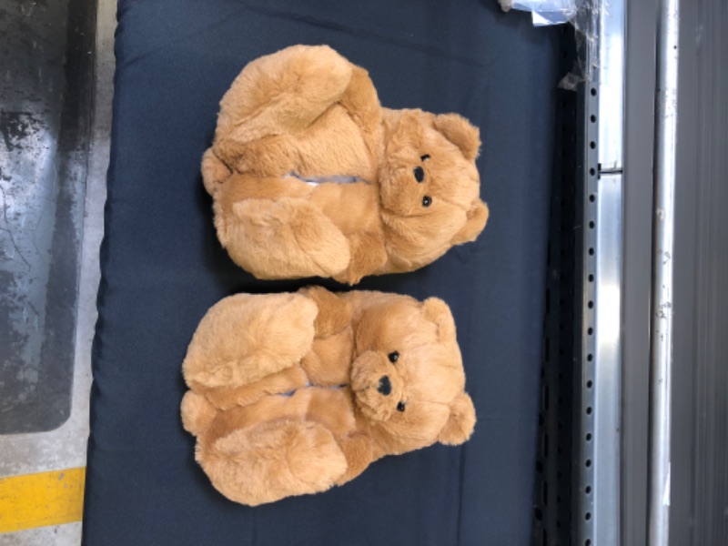 Photo 1 of kids teddy bear slippers 