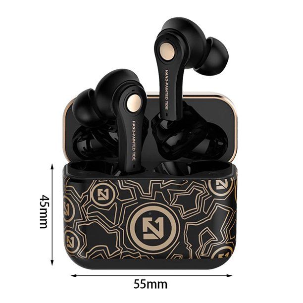 Photo 1 of TS-100 BT5.0 Wireless Earphones Auto Pairing Button Control Noise Reduction HiFi Sound Quality Sports Earbuds
