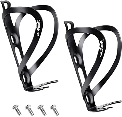 Photo 1 of ACETOP Bike Water Bottle Holder, Aluminum Alloy Lightweight Bicycle Water Bottle Cage Fits Most Road Cycling and Mountain Bike, Easy to Install and Use, 2 Pack
