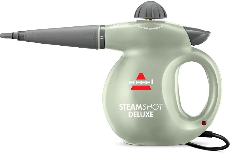 Photo 1 of BISSELL SteamShot Deluxe Hard Surface Steam Cleaner with Natural Sanitization, Multi-Surface Tools Included to Remove Dirt, Grime, Grease, and More, 39N7A
