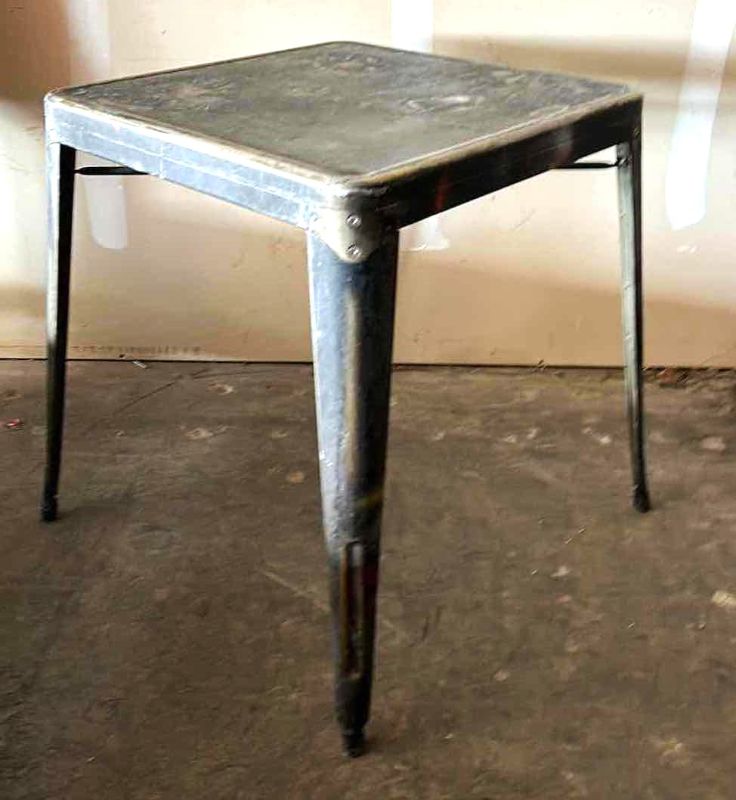 Photo 1 of METAL BAR HEIGHT TABLE 26” x 26” x 30”