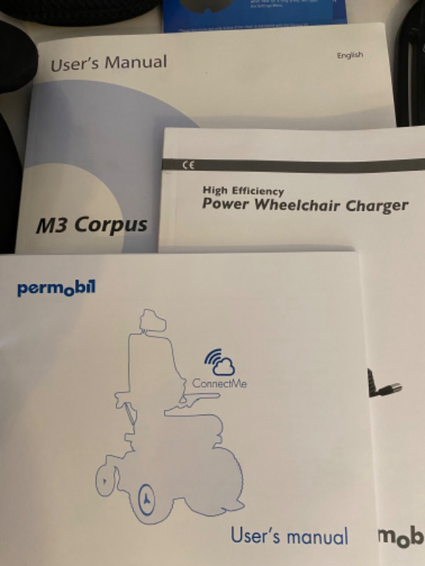 Photo 8 of PERMOBIL CORPUS M3 POWER WHEELCHAIR WITH CHARGER ACCESSORIES AND MANUALS $6500 MSRP 