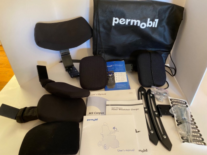 Photo 13 of PERMOBIL CORPUS M3 POWER WHEELCHAIR WITH CHARGER ACCESSORIES AND MANUALS $6500 MSRP 
