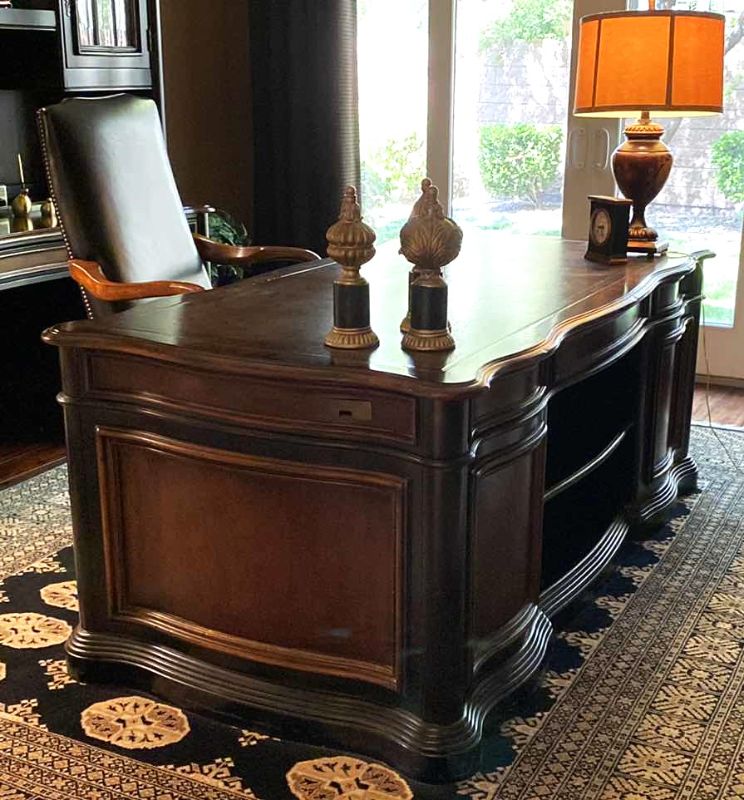 Photo 1 of HOOKER EXECUTIVE DESK 37“ x 75“ H 30” (DESK ONLY, OTHER ITEMS SOLD SEPARATELY)