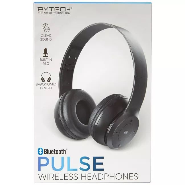 Photo 2 of BYTECH PULSE WIRELESS HEADPHONES UPTO 33 FEET CHARGE TIME IS 2 HOURS NEW