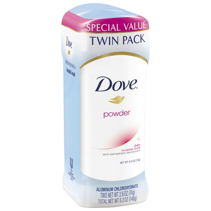 Photo 1 of 2 PACK POWDER DOVE DEODORANT NEW