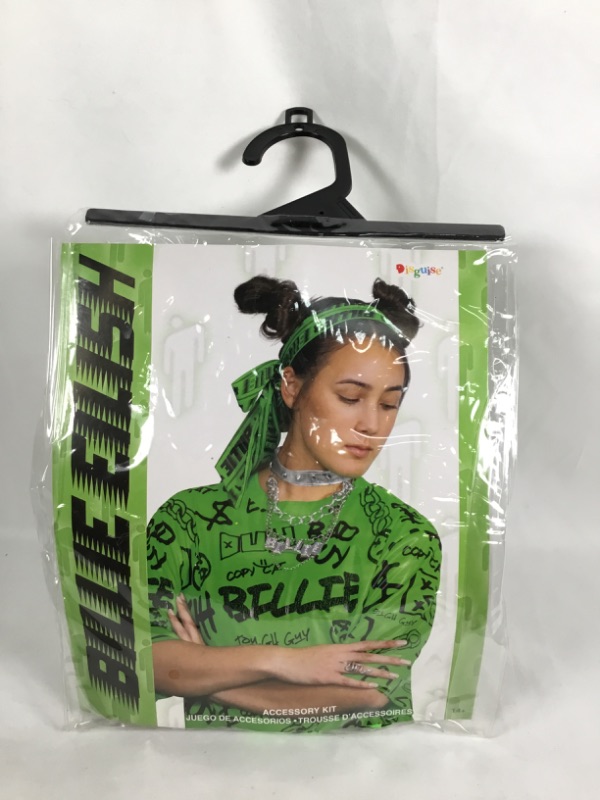 Photo 1 of BILLIE ELISH BRAVADO ACCESSORY KIT CONATINS HEAD WRAP NECKLACE AND RING NEW 