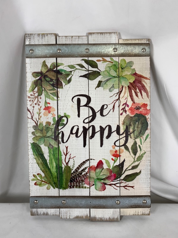 Photo 1 of BE HAPPY WALL DECORATION NEW