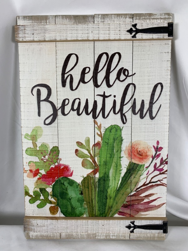 Photo 1 of HELLO BEAUTIFUL WALL HANG NEW 