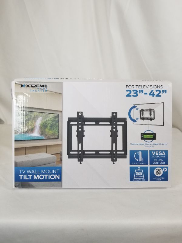 Photo 1 of 23IN - 42 INCH TV WALL MOUNT WITH TILT MOTION NEW