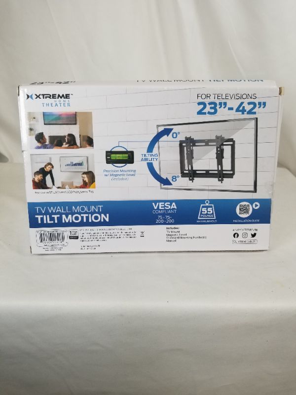 Photo 2 of 23IN - 42 INCH TV WALL MOUNT WITH TILT MOTION NEW