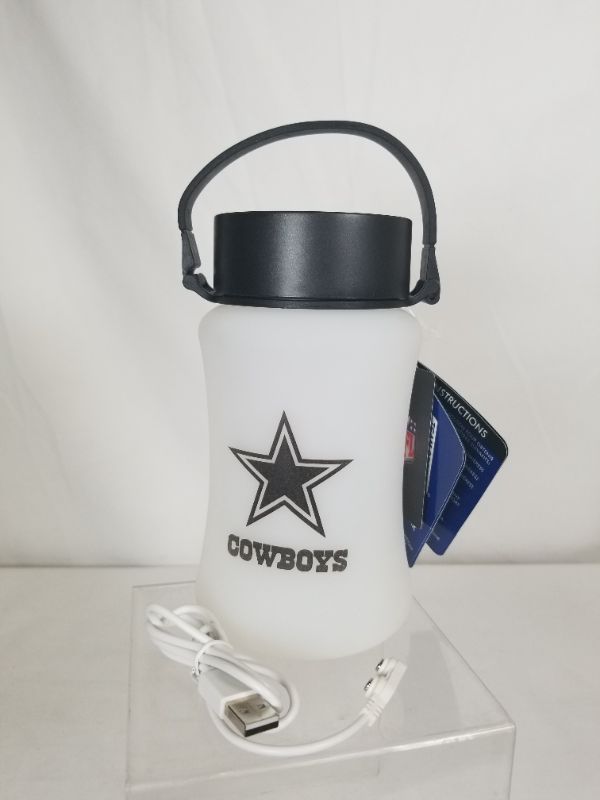 Photo 1 of DALLAS COWBOYS SOLAR LANTERN 4 LIGHT SETTINGS LANTERN IS SILICONE NEW