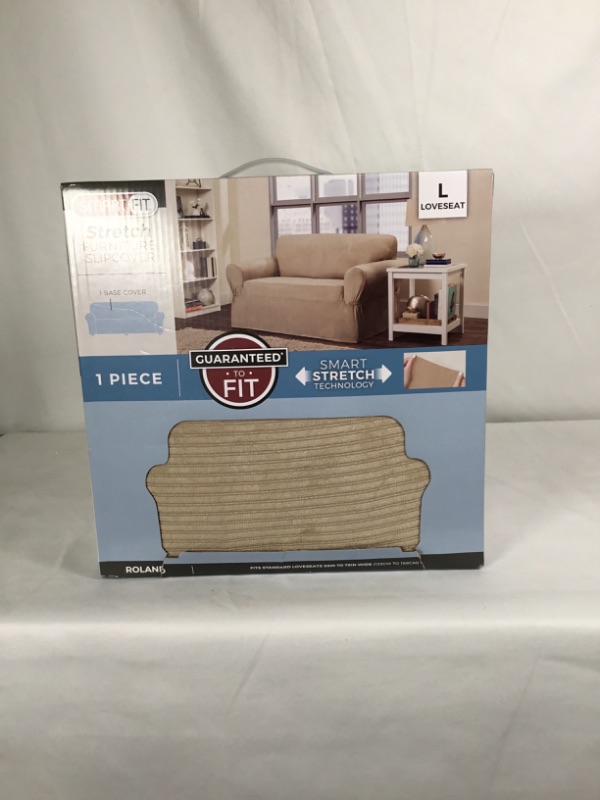 Photo 1 of SMART FIT STRECH FURNITURE SLIP COVER 53INCH TO 78INCH WIDE NEW 