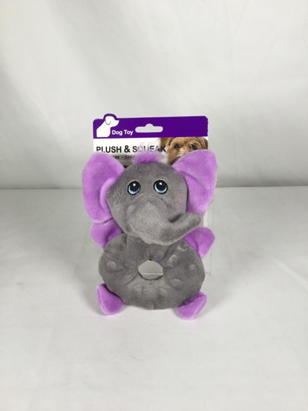 Photo 1 of PET SQUEAK ELEPHANT TOY NEW 