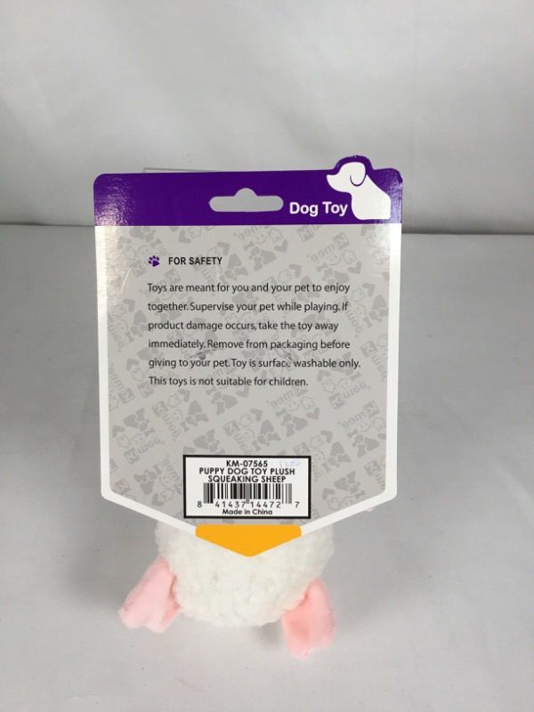 Photo 3 of PLUSH SHEEP SQUEAK TOY FOR DOGS NEW 