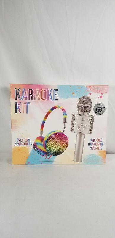 Photo 1 of SING ALONG KARAOKE MICROPHONE WITH HEAD PHONES NEW