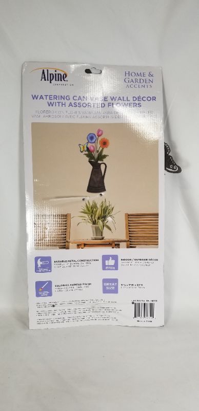 Photo 2 of WATERING CAN VASE WALL DECOR BUTTERLY 11LENTH X 1INCH W X23 H NEW