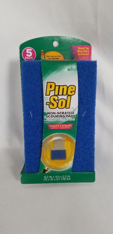 Photo 1 of BLUE 5 PACK NO SCRATCH SCOURING PADS NEW 