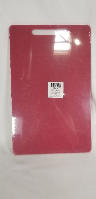 Photo 2 of PLASTIC CUTTING BOARDS REDISH PINK 16.25x10.25 INCH NEW