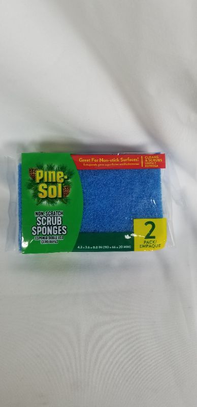 Photo 1 of NON SCATCH SCRUB SPONGES 2 PACK NEW 