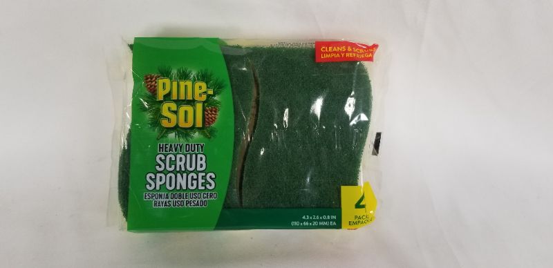 Photo 1 of HEAVY DUTY SCRUB SPONGES 4 PACK NEW 