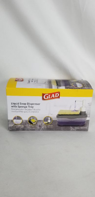 Photo 1 of LIQUID SOUP DISPENSER WITH SPONGE TRAY 16OZ NEW 