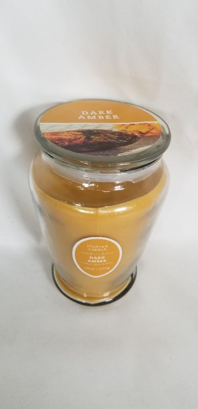 Photo 1 of DARK AMBER JAR CANDLE 18oz NEW 