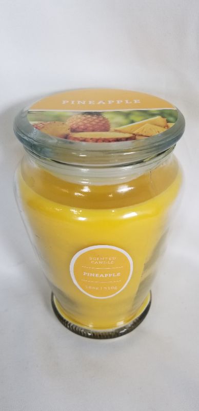 Photo 1 of PINEAPPLE CANDLE JAR 18oz NEW 