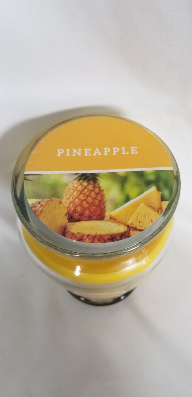 Photo 2 of PINEAPPLE CANDLE JAR 18oz NEW 