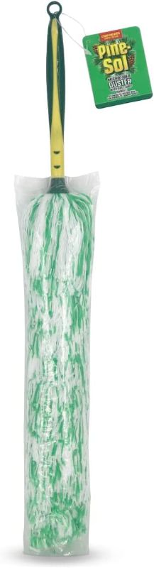 Photo 1 of  17 Inch Microfiber Duster  Effective Dust Wand for Cleaning All Surfaces  Anti-Static, Non-Scratchy  Easy-Grip Handle, Green
