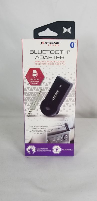 Photo 1 of BLUETOOTH ADAPTER WIRELESS AUDIO RECEIEVER WITH BUILD IN MIC FOR CAR HOME STEREOS HEADPHONES OR EARBUDS NEW