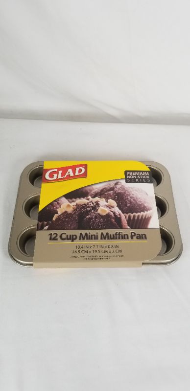 Photo 2 of 12 CUP MINI MUFFIN PAN 10.4 INCH X 7.7 INCH X 0.8 INCH NEW