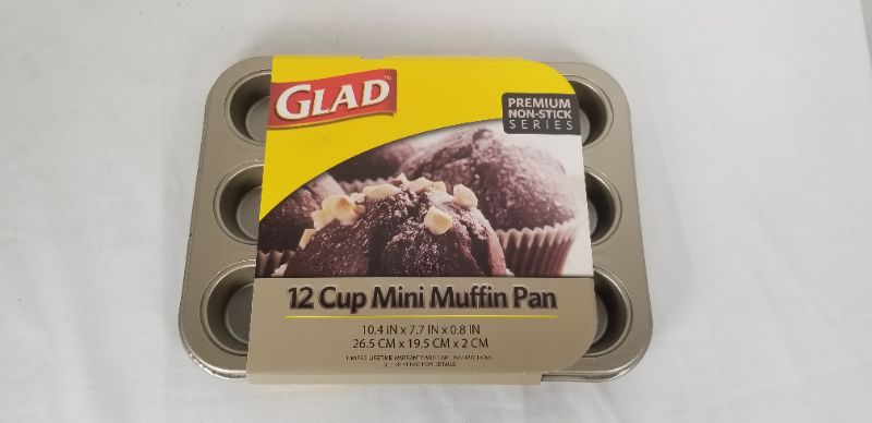 Photo 1 of 12 CUP MINI MUFFIN PAN 10.4 INCH X 7.7 INCH X 0.8 INCH NEW