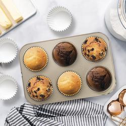 Photo 3 of PREMIUM NON STICK SERIES JUMBO 6 CUP MUFFIN PAN 12.6INCH X 8.7INCH X 1.6INCH NEW 