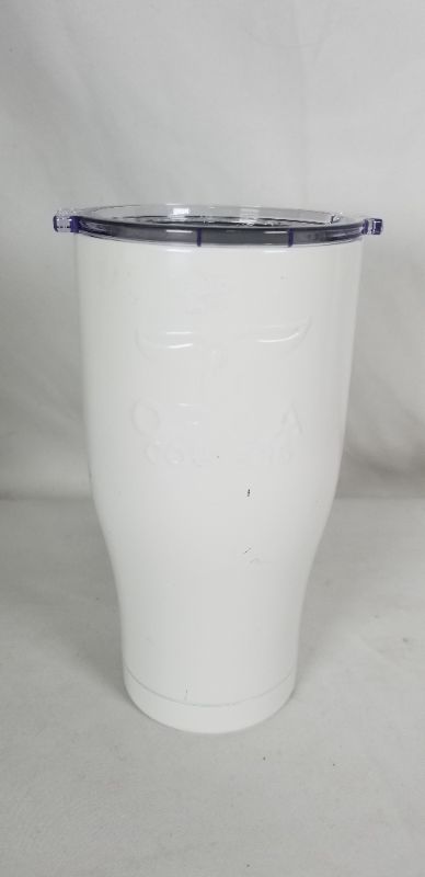 Photo 1 of CHASER ICY GOODNESS IN EVERY SIP STAINLESS STEEL WHITE WITH CLEAR LID TUMBLER 27oz  NEW