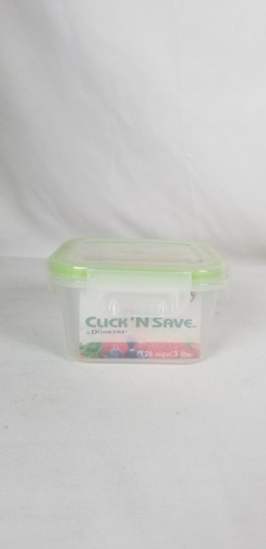 Photo 2 of CLICK N SAVE AIRTIGHT  LEAK PROOF EASY TO OPEN LOCKING SYSTEM 1.26 CUPS NEW 